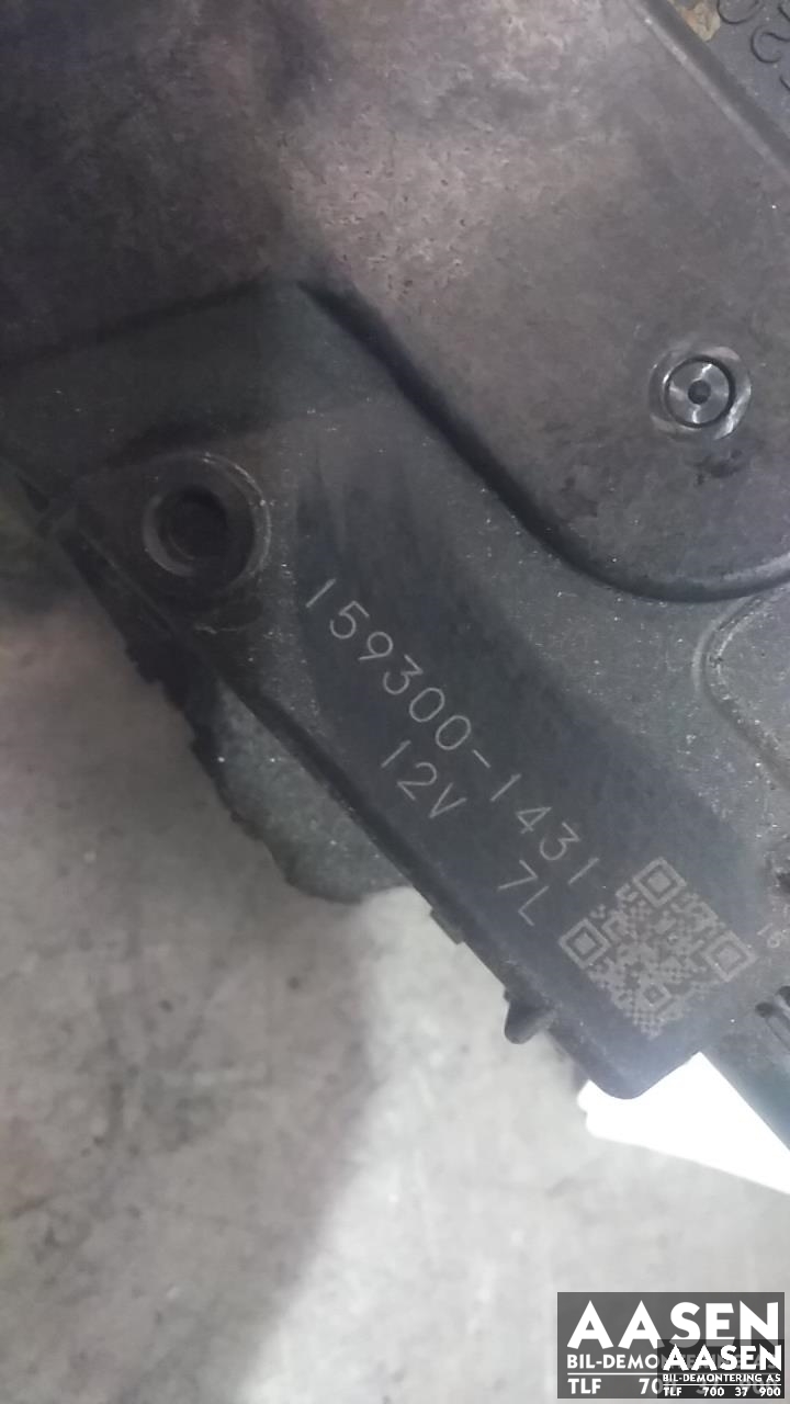 Viskermotor frontrute komplett m/overføring til Mazda 6 2008-2010 (Type II, Fase 1)  (159300-1431|GS1D-67-360|GS1D-67-340)