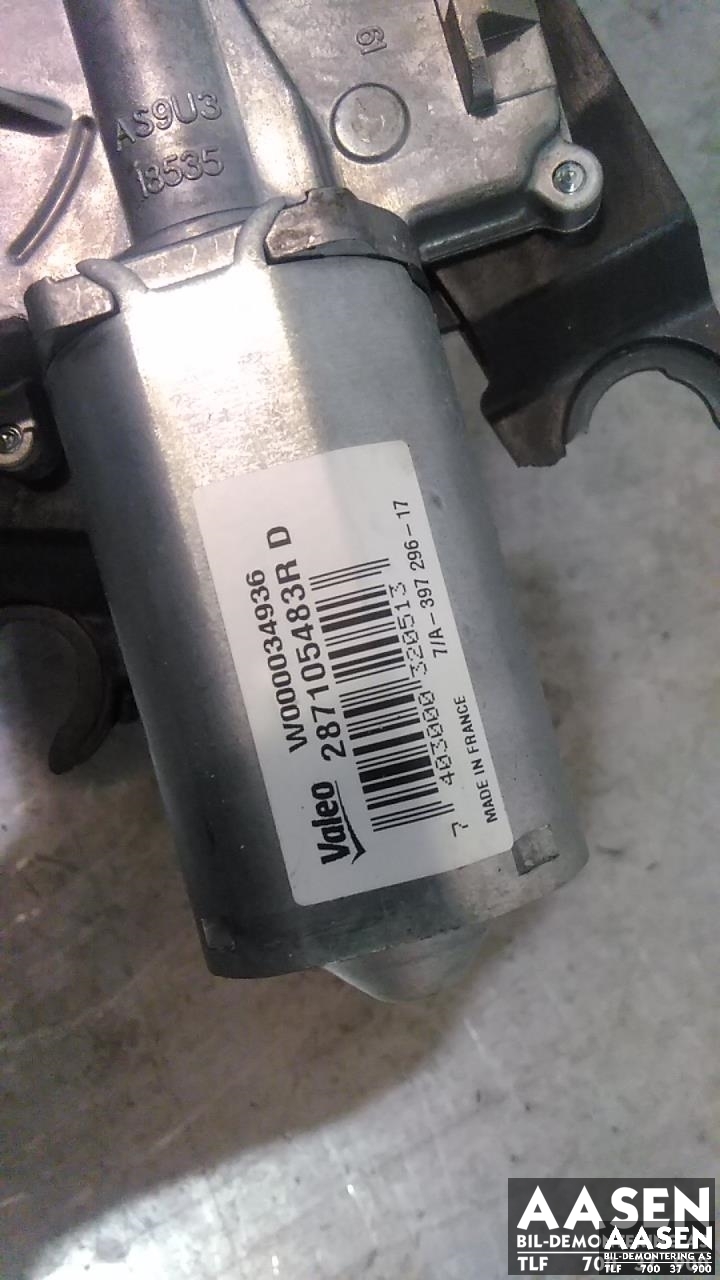 Viskermotor bakrute til Renault Clio 2016-2019 (Type IV, Fase 2)  (VALEO|287105483R|)