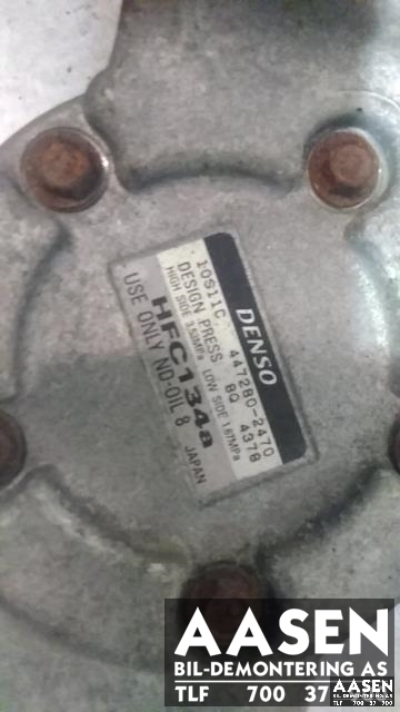 Aircondition kompressor til Toyota Hilux 2012-2016  (DENSO|447280-2470|)