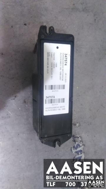 Sikringsboks motorrom til Alfa Romeo 166 1998-2007