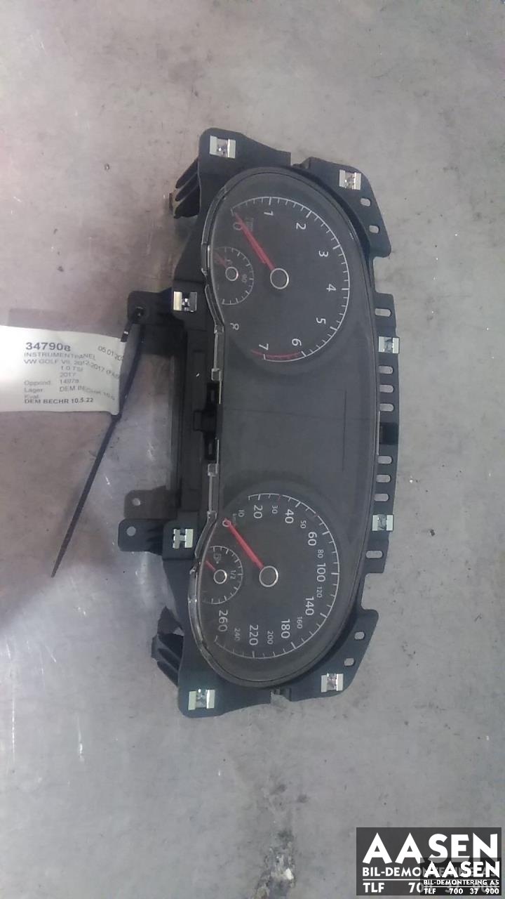 Instrumentpanel til VW Golf VII, 2012-2017 (Fase 1)  (5G1 920 740 C)