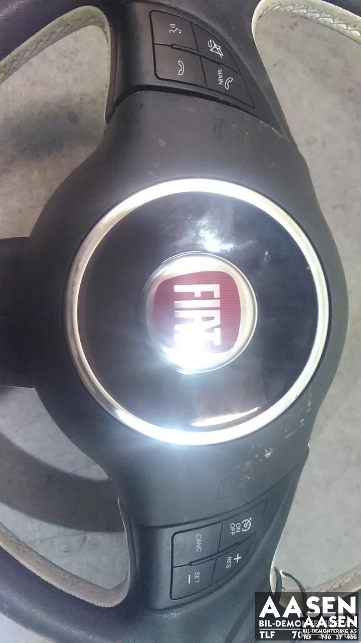 Airbag rattpute til Fiat 500, 2008-2020  