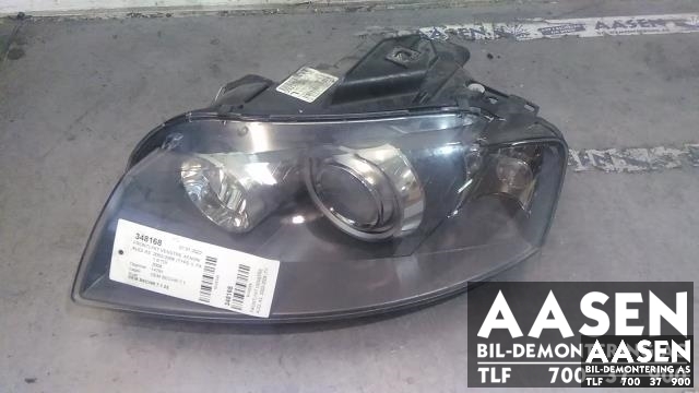 Frontlykt venstre xenon til Audi A3, 2003-2008 (Type II, Fase 1)  (AL|8P0 941 029 R)