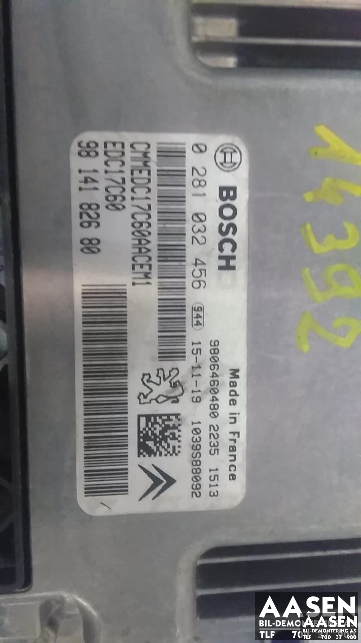 Styreenhet diverse til Peugeot 508 2014-2018 (Type I, Fase 2)  (BOSCH|9814182680|)