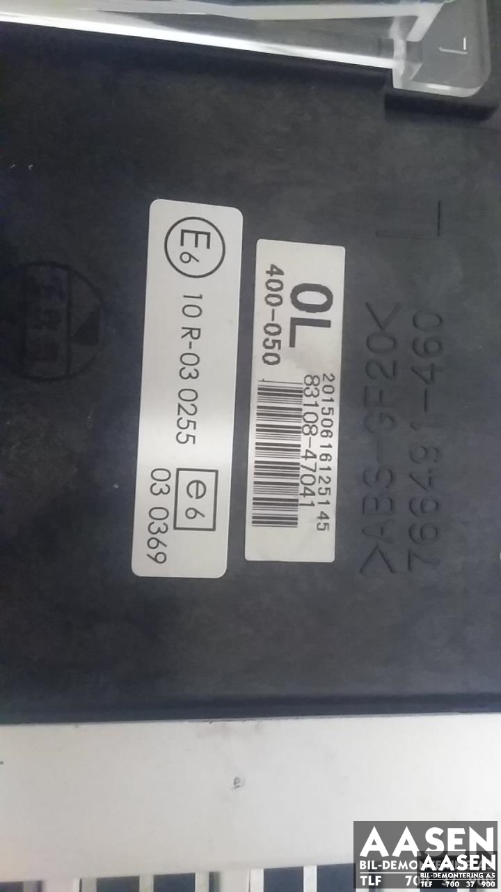 Styreenhet diverse til Toyota Prius +7 2012-2020 (Type III) (stasjonsvogn) (stasjonsvogn) (83108-47041|)