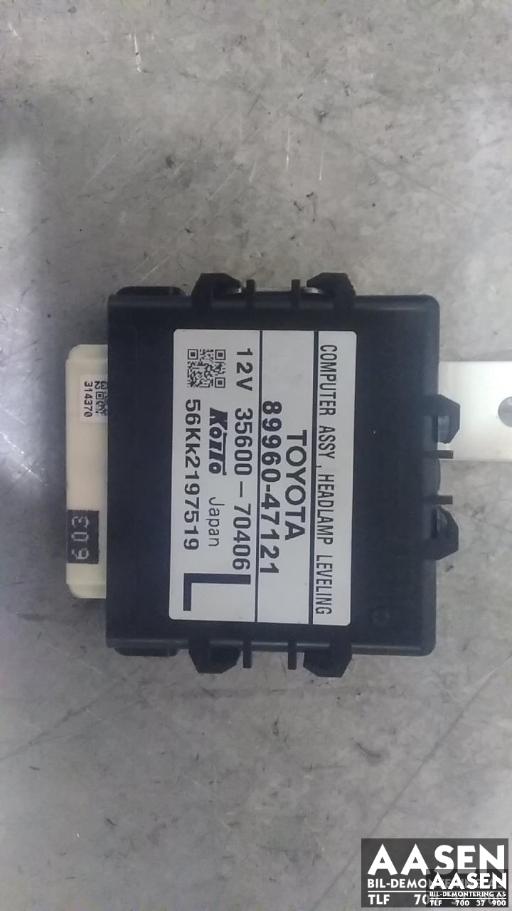 Styreenhet diverse til Toyota Prius +7, 2012-2020 (Type III) (stasjonsvogn) (stasjonsvogn) (KOITO|89960-47121)