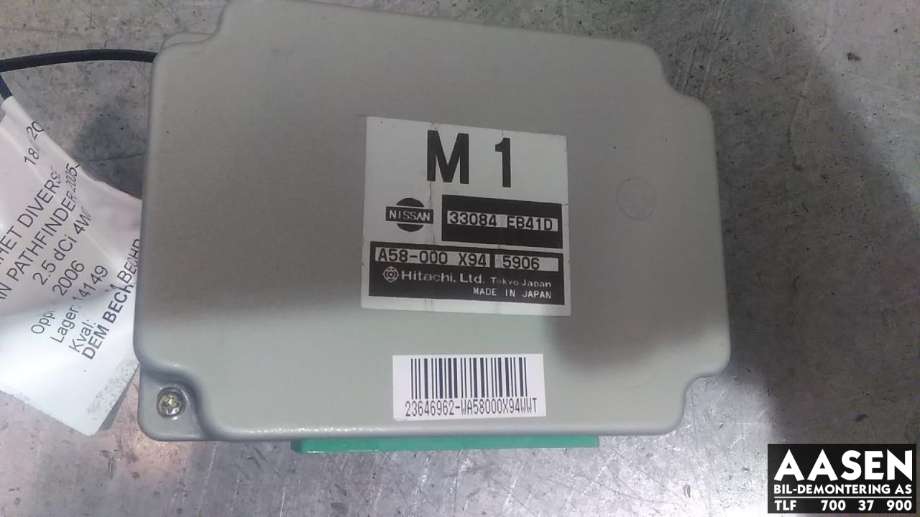 Styreenhet 4WD til Nissan Pathfinder, 2005-2010 (Fase 1) (R51) (R51) (HITACHI|33084EB41D)