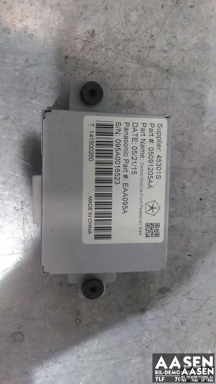 Styreenhet diverse til Fiat 500, 2008-2020  (PANASONIC|05091205AA)