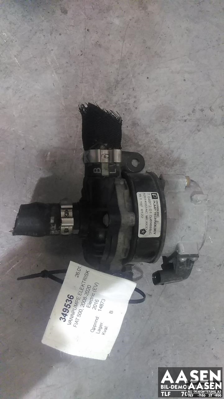 Vannpumpe elektrisk til Fiat 500, 2008-2020  (52014557AC)
