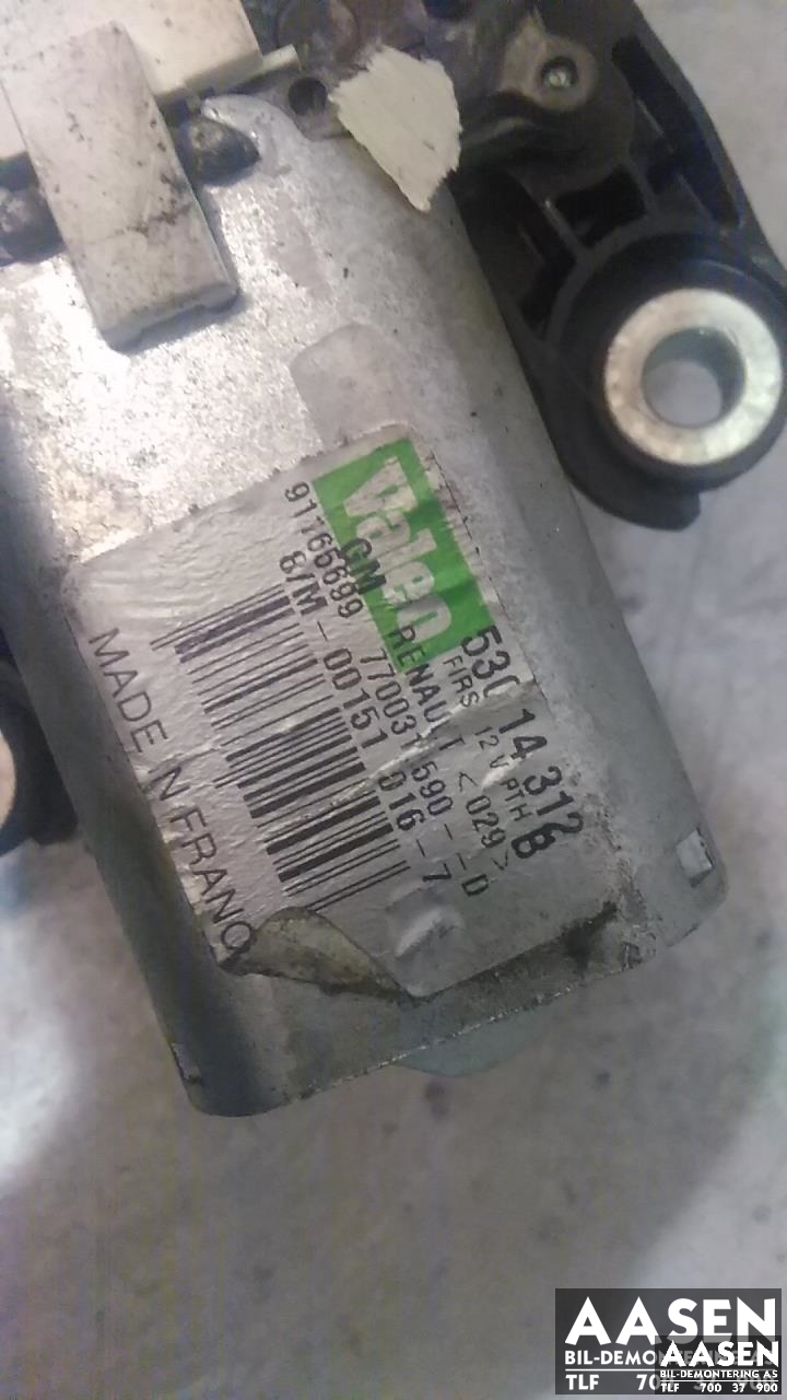 Viskermotor bakrute høyre til Renault Trafic 2006-2014  (VALEO|770031590-D|)