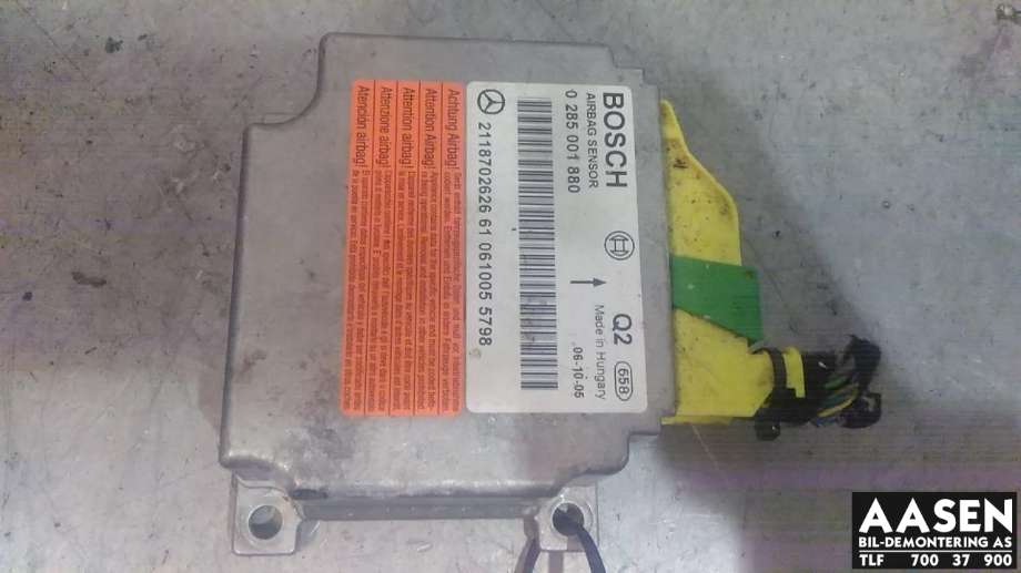 Airbag elektronikk til Mercedes CLS, 2004-2010 (C219) (C219) (BOSCH|2118702626)