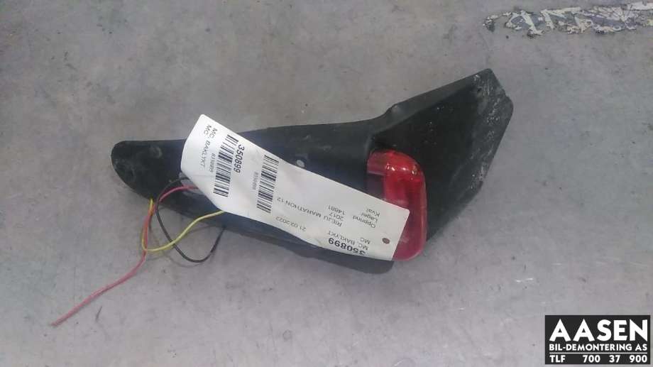 MC, Baklykt til MC Moped Rieju 0-->>