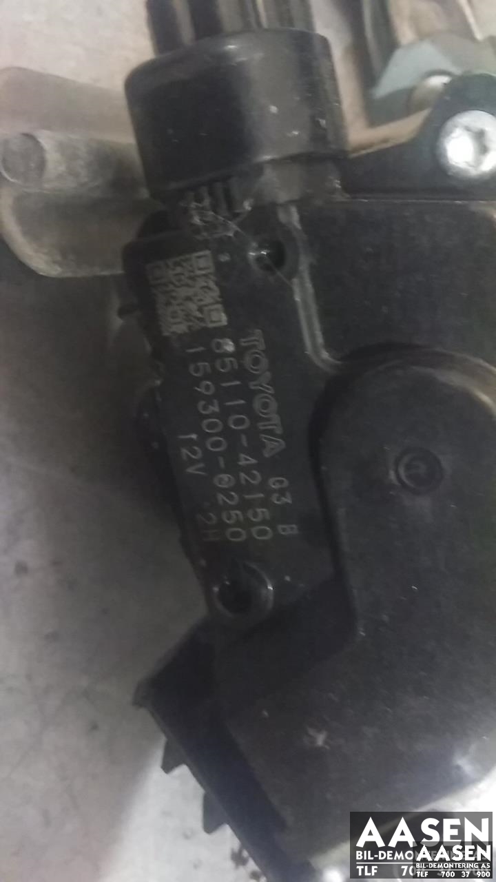 Viskermotor frontrute komplett m/overføring til Toyota RAV4 2006-2009 (Type III, Fase 1) (85110-42150|)