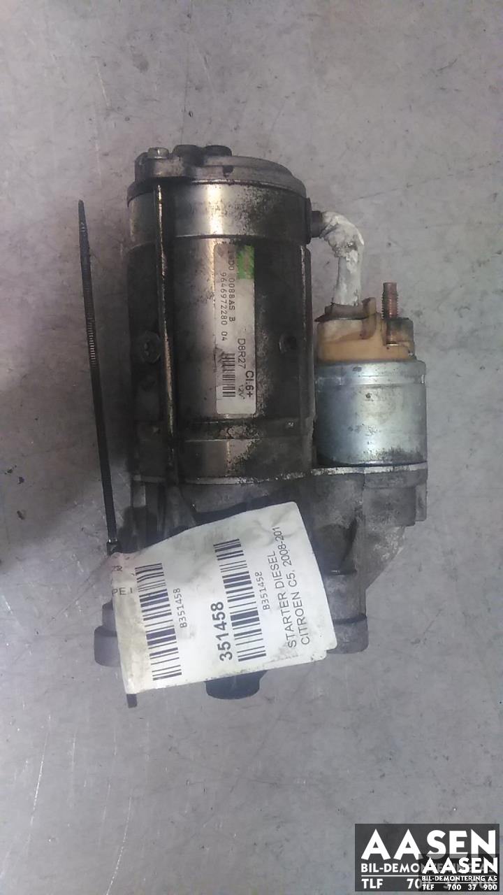 Starter diesel til Citroën C5, 2008-2017 (Type II)  (VALEO|5802 Z5)