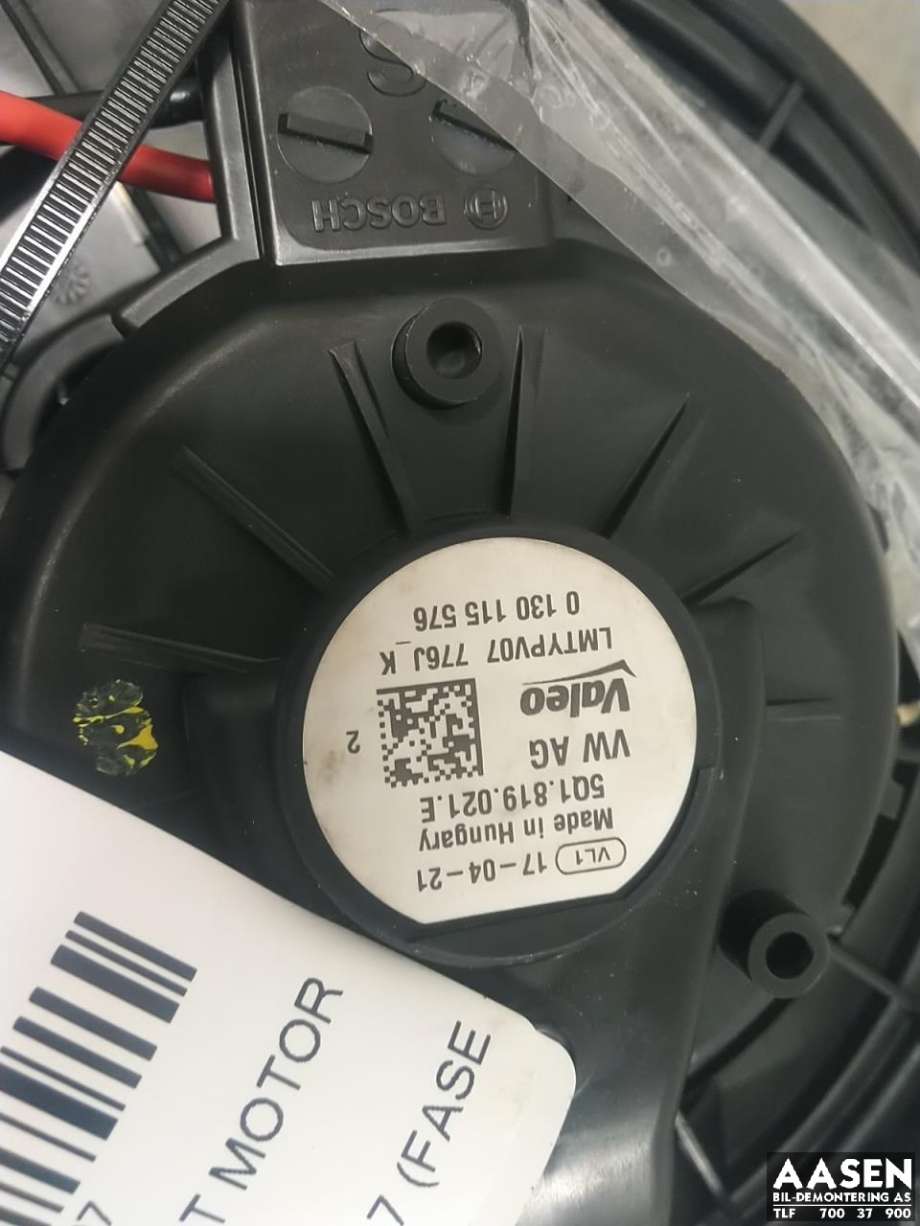 Varmeapparat motor til VW Golf Sportsvan 2014-2018  (5Q1 819 021 E|)