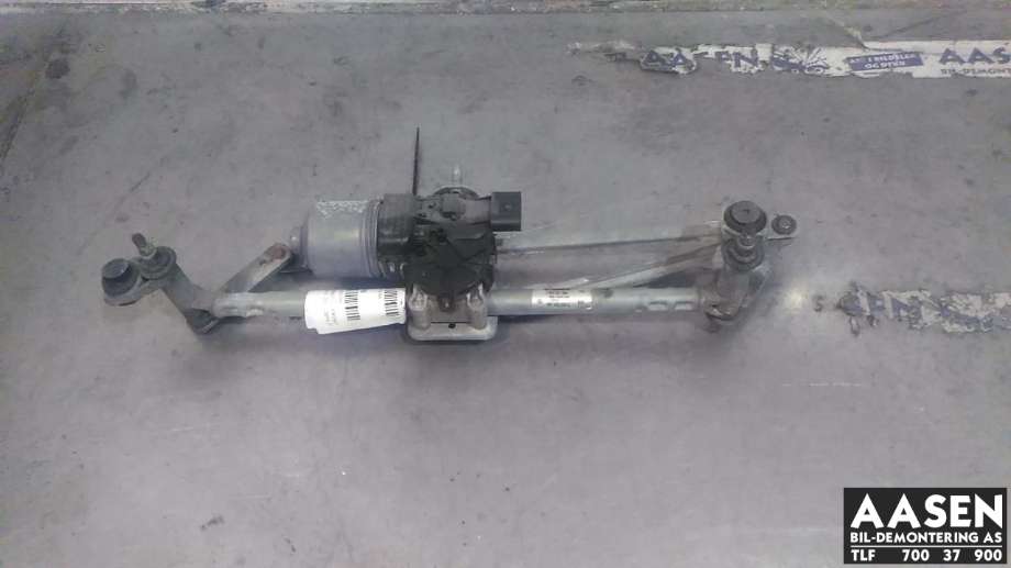 Viskermotor frontrute komplett m/overføring til VW Polo 2009-2014 (Type V, Fase 1) (BOSCH|6R1 955 023 C|)