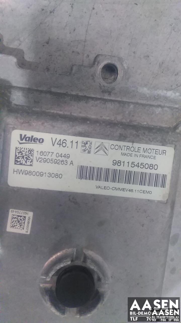 Styreenhet motor til Peugeot 208 2012-2019 (Type I) (VALEO|9811545080|)