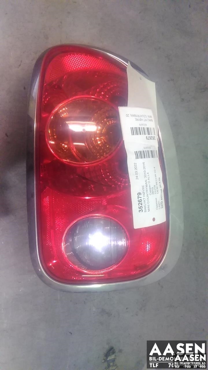Baklykt høyre til Mini Countryman 2010-2016 (R60) (R60) (9808150-01|)