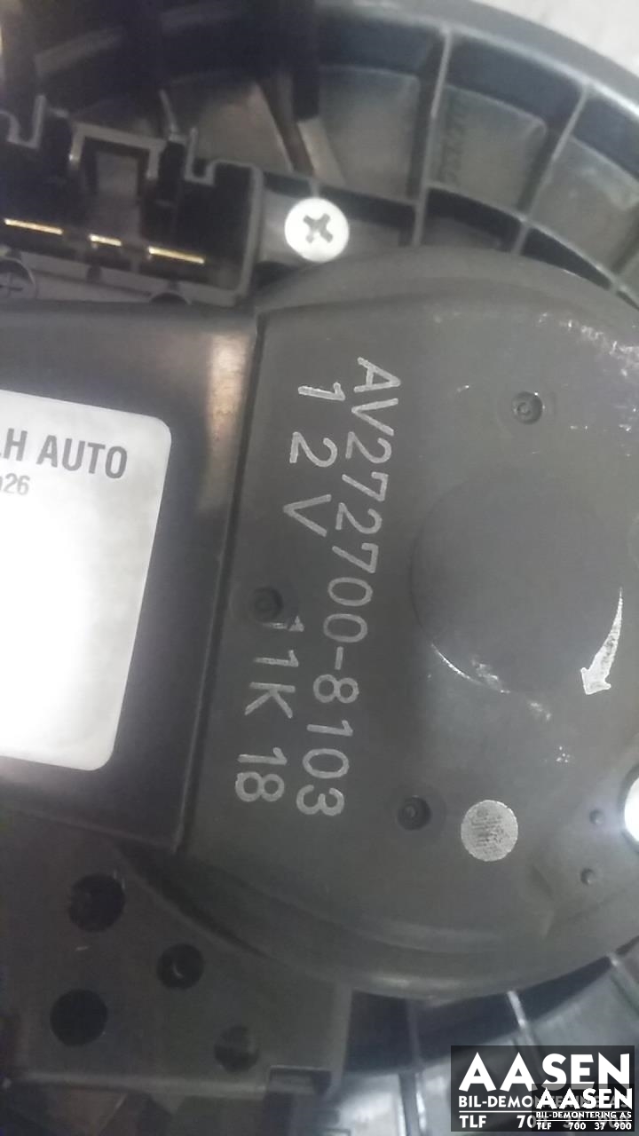 Varmeapparat motor til Toyota Avensis 2009-2015 (Type III, Fase 1)  (DENSO|AV272700-8103|87103-02150|)