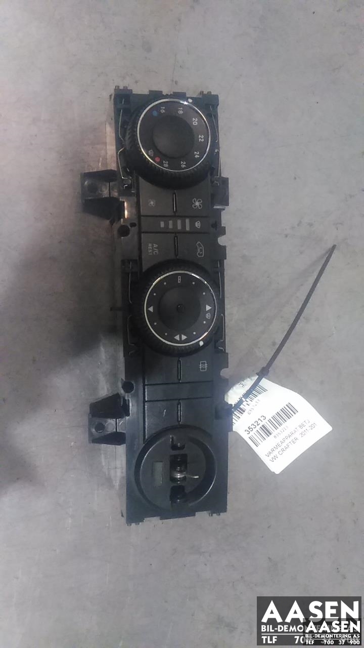 Varmeapparat betjening til VW Crafter, 2011-2016 (Type I, Fase 2)  (2E1 927 139 E)