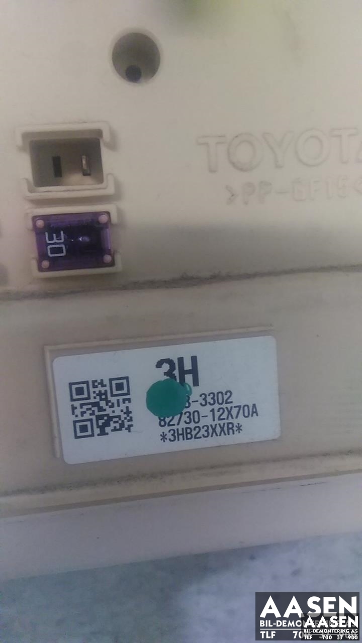 Sikringsboks til Toyota Auris 2013-2015 (Type II, Fase 1) (82730-12X70A|)