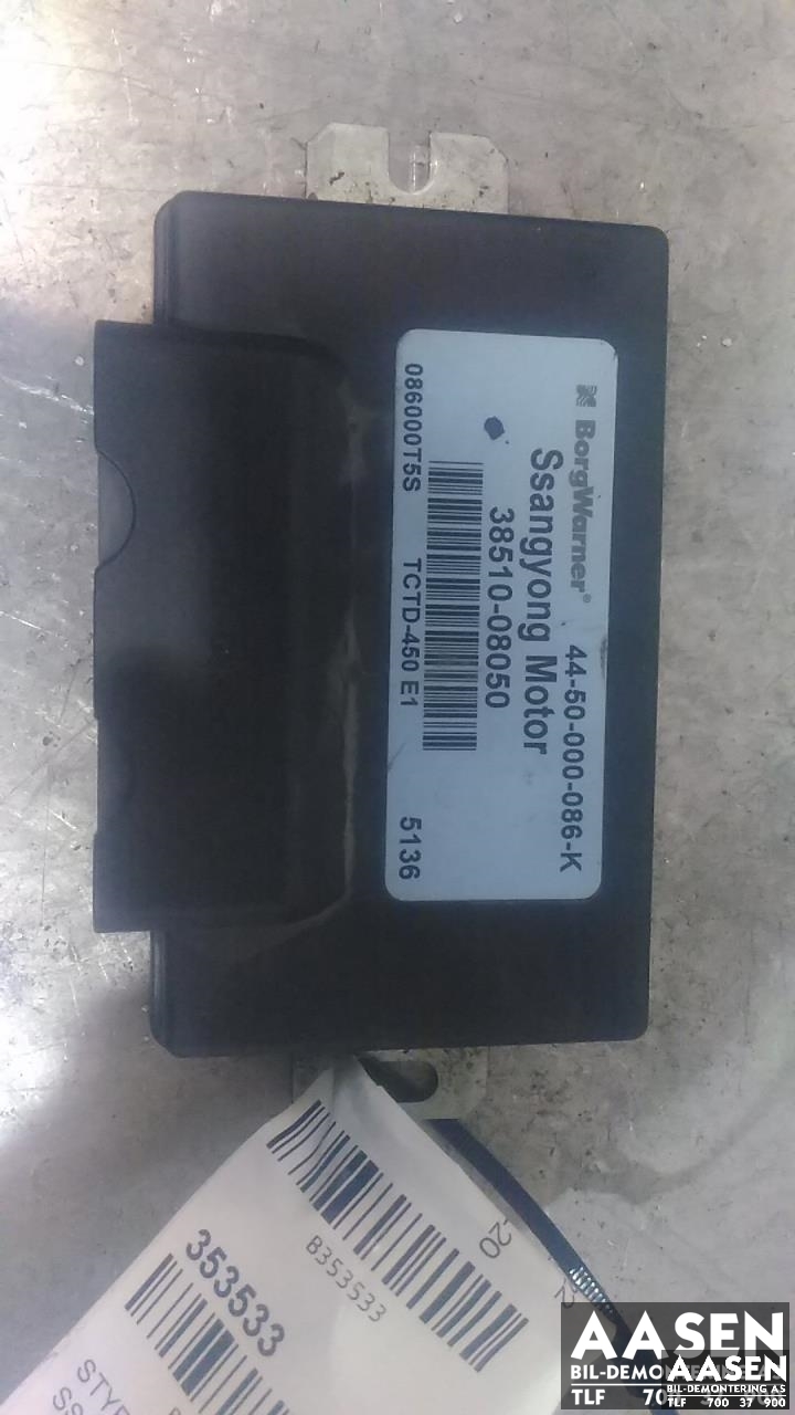 Styreenhet girkasse til SsangYong Rexton, 2004-2006 (Fase 2) (Y200) (Y200) (BORGWARNER|38510-08050)