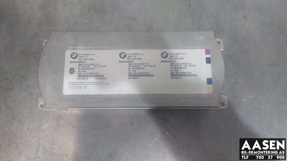 Styreenhet diverse til BMW 3-Serie, 2005-2011 (E90/E91/E92/E93) (E90/E91/E92/E93) (CONTINENTAL|84.109199976-01)