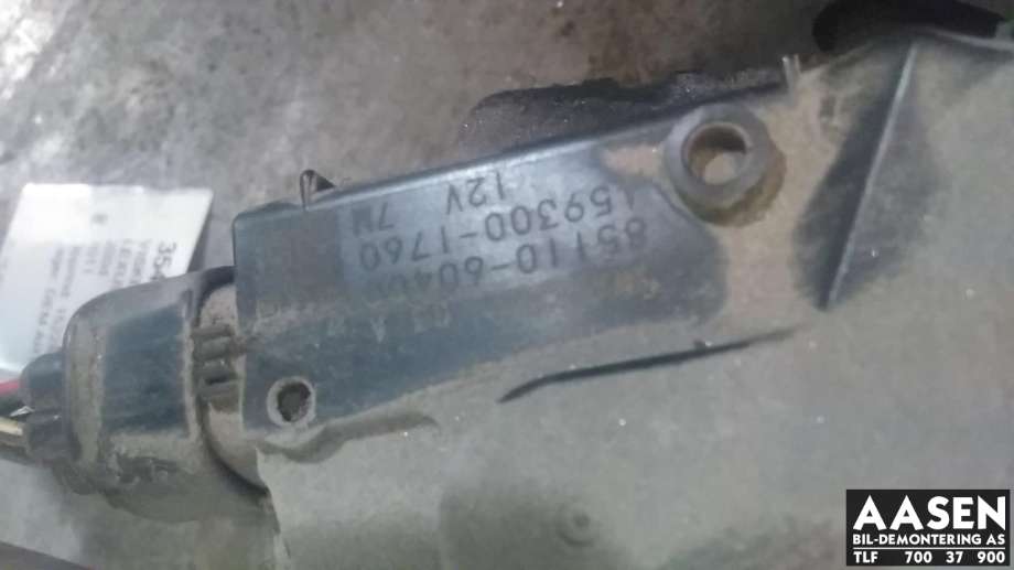 Viskermotor frontrute komplett m/overføring til Lexus IS 2006-2013 (Type II) (XE20) (XE20) (85110-60400|)