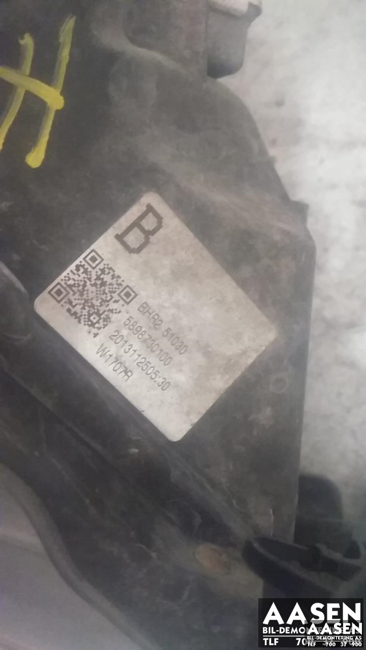 Frontlykt høyre xenon til Mazda 3 2013-2016 (Type III, Fase 1)  (BHR2-51-031A|)