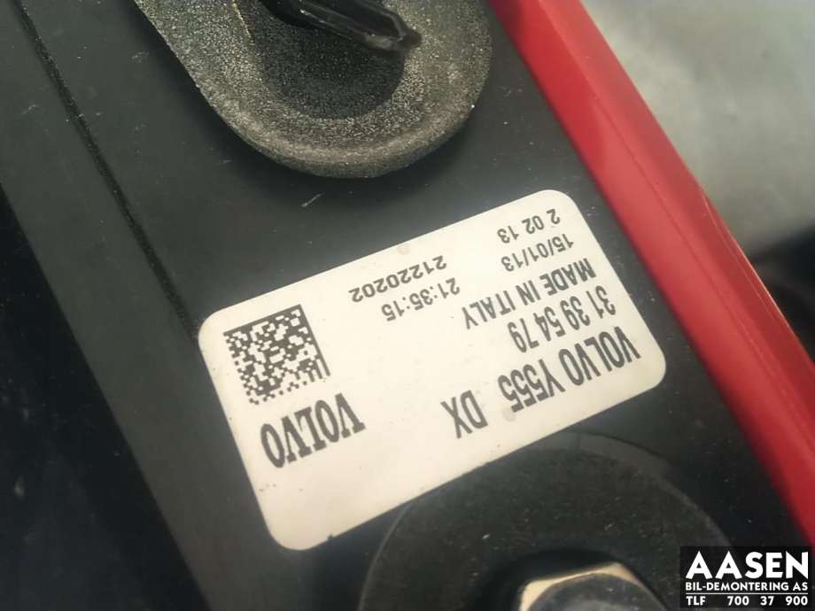 Baklykt høyre til Volvo V40 2012-2019 (31395845|)