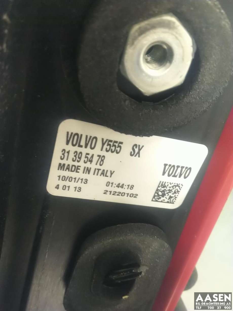 Baklykt venstre til Volvo V40 2012-2019  (31395844|)