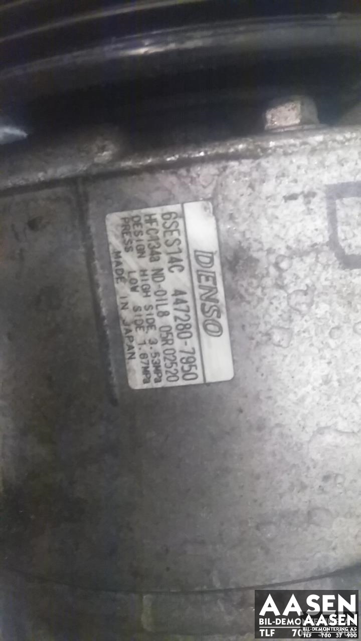 Aircondition kompressor til Toyota RAV4 2013-2015 (Type IV, Fase 1)  (DENSO|8831042370|)