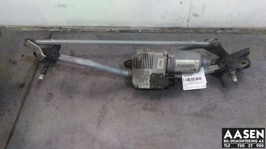 Viskermotor frontrute komplett m/overføring til Audi A4 2007-2014 (Type IV) (B8) (B8) (VALEO|8K1 955 023 C|8K1 955 023 E|)