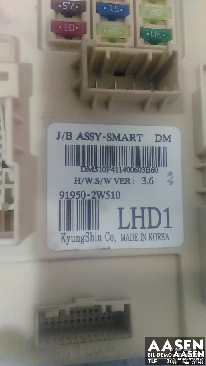 Sikringsboks til Hyundai Santa Fe 2012-2020 (Type III) (91950-2W510|)