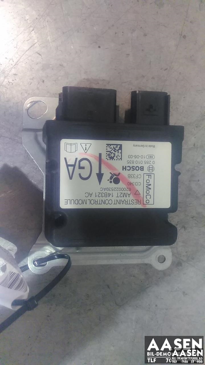 Airbag elektronikk til Ford Galaxy 2010-2015 (Type III, Fase 2) (BOSCH|AM2T 14B321 AC|0285010835|1688109)