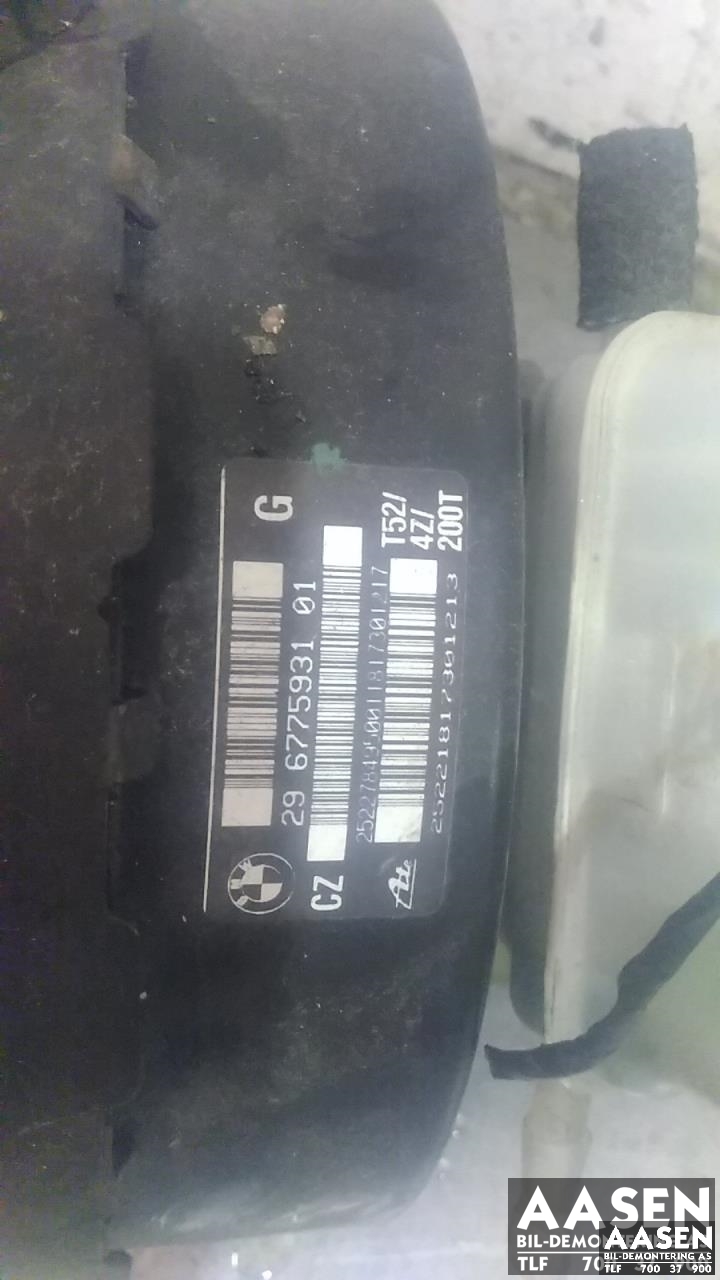 Bremsekraft-forsterker til BMW 3-Serie 2005-2011 (E90/E91/E92/E93) (E90/E91/E92/E93) (ATE|34 33 6 779 721|)
