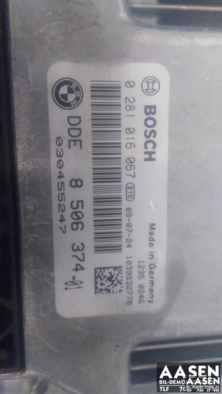 Styreenhet motor til BMW 3-Serie 2005-2011 (E90/E91/E92/E93) (E90/E91/E92/E93) (BOSCH|13 61 8 512 498|8506374-01|)