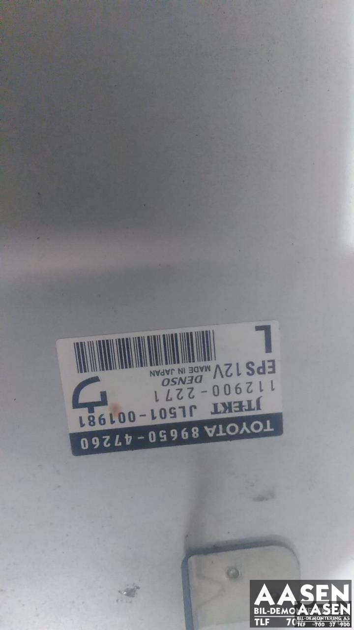 Styreenhet servo til Toyota Prius 2009-2016 (Type III) (COMBI) (COMBI) (89650-47260|)