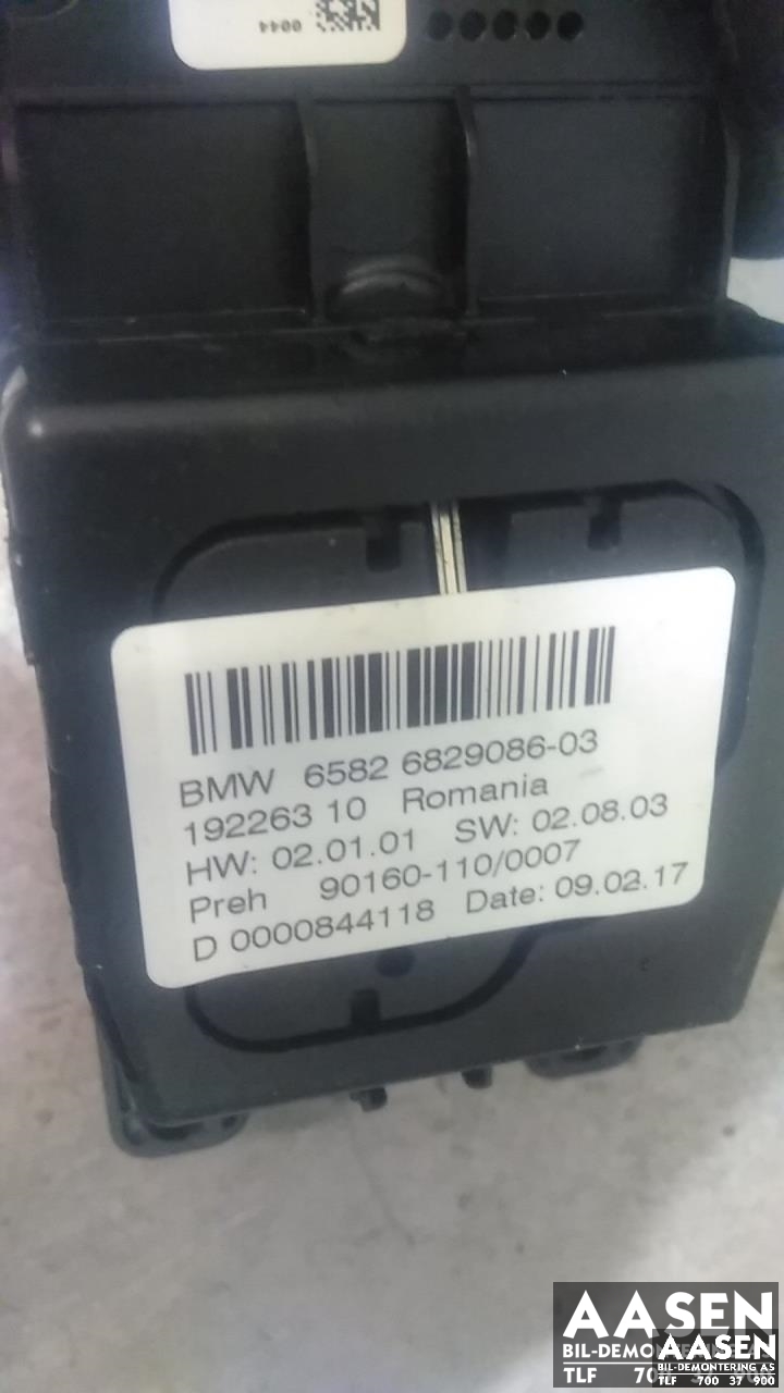 Bilstereo betjeningspanel til BMW 2-Serie, Active/Gran Tourer 2014-->> (F45/F46) (F45/F46) (65826829086-03|)