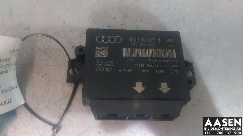 Styreenhet diverse til Audi A6, 2011-2014 (Type IV, Fase 1) (C7) (C7) (VALEO|4H0919475N)