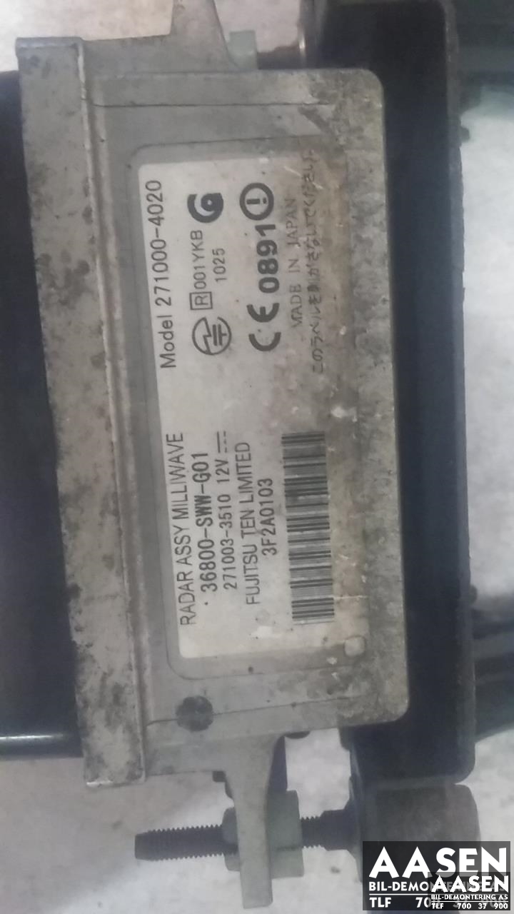 Sensor radar til Honda CR-V 2007-2012 (Type III)  (36800-SWW-G01|)