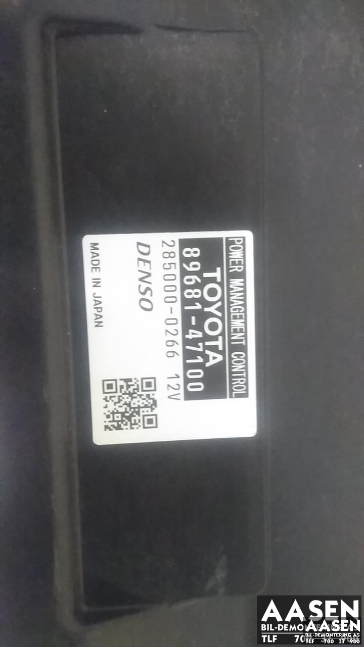 Styreenhet diverse til Toyota Prius 2009-2016 (Type III) (COMBI) (COMBI) (DENSO|89681-47100|8968147100|)