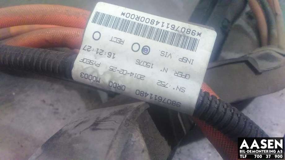 Batterilader (OBC - On Board Charger) til Peugeot Partner 2008-2015 (Type II, Fase 1)  (9807611480|)