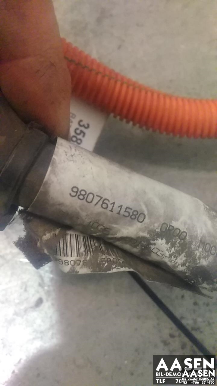 Batterilader inntak/luke til Peugeot Partner 2008-2015 (Type II, Fase 1)  (9807611580|)