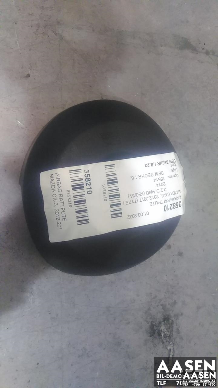 Airbag rattpute til Mazda CX-5 2012-2017 (Type I)