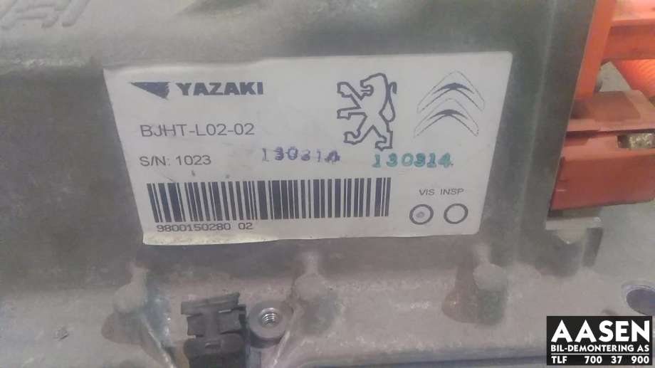Inverter elbil til Peugeot Partner 2008-2015 (Type II, Fase 1)  (980015028002|)
