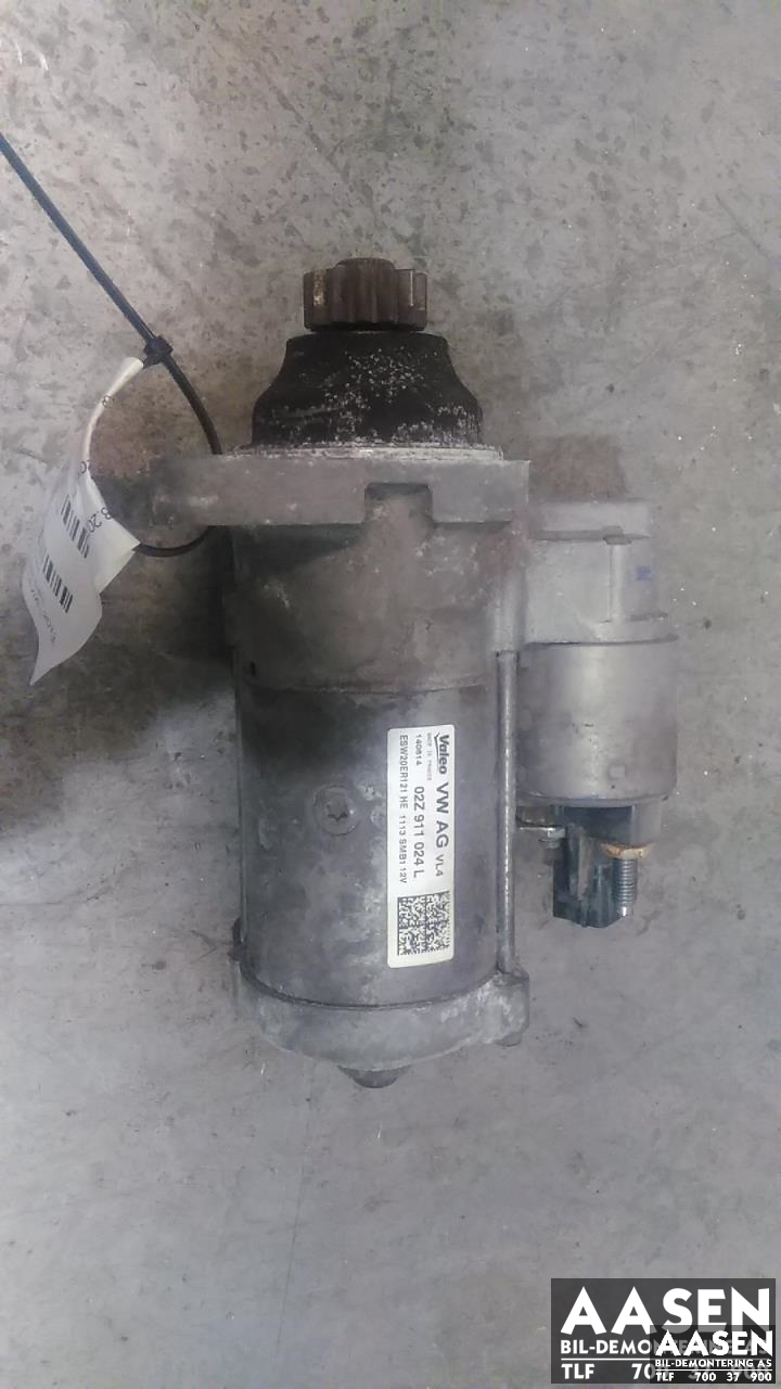 Starter diesel til Škoda Octavia 2013-2016 (Type III, Fase 1) (VALEO|02Z 911 024 L|02Z 911 021 KX|)