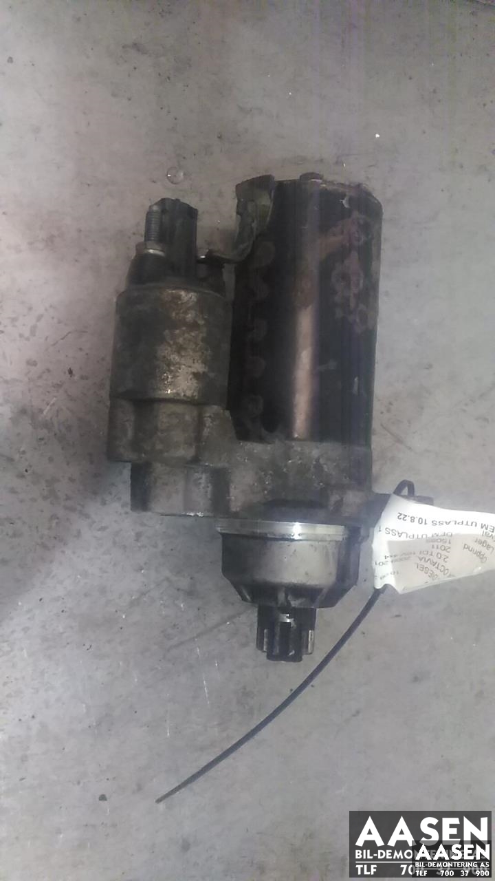 Starter diesel til Škoda Octavia, 2009-2013 (Type II, Fase 2)  (02M 911 024  X)