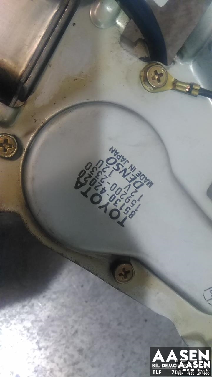 Viskermotor bakrute til Toyota RAV4 1994-2000 (Type I)  (DENSO|85130-42020|)