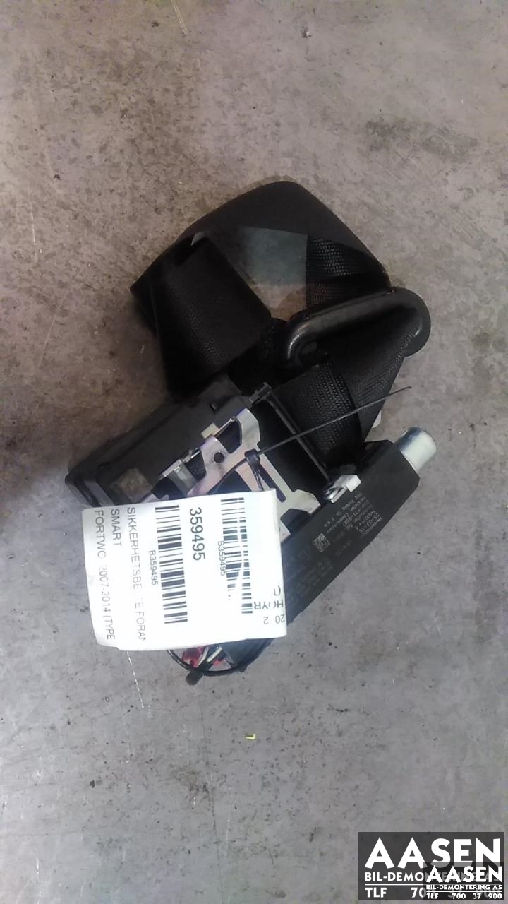 Sikkerhetsbelte foran høyre til Smart Fortwo, 2007-2014 (Type II) (W451) (W451) (A 451 860 07 00)